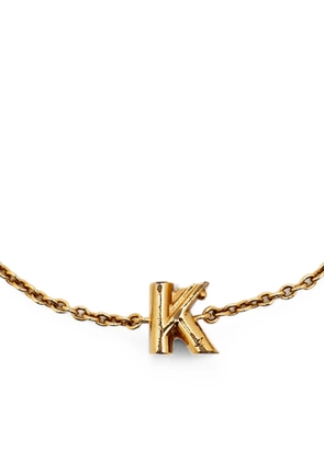 Louis Vuitton Pre-Owned initial bracelet - Gold