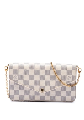Louis Vuitton Pre-Owned 2016 Damier Azur Pochette Felicie crossbody bag - White