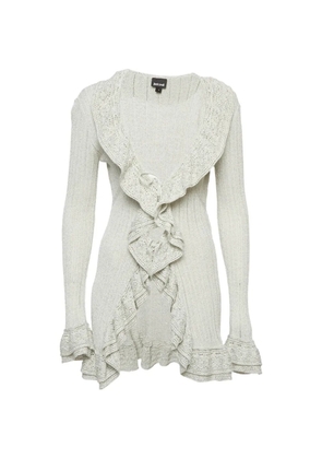 Just Cavalli Vintage ruffled cardigan - Grey