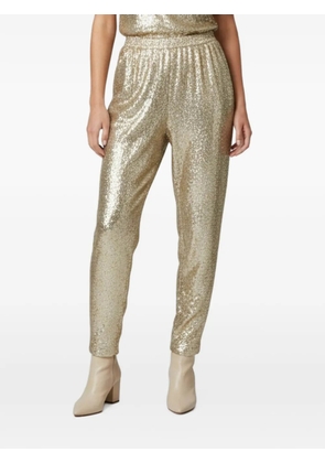 Stella McCartney Pre-Owned Lurex high-waisted trousers - Gold