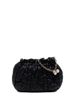 Christian Dior Pre-Owned 2010 Mini Lambskin Cannage Gaufre Delices Bag shoulder bag - Black