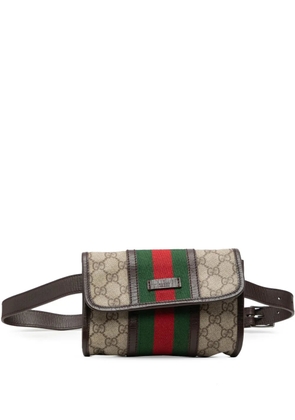 Gucci Pre-Owned 2000-2015 GG Supreme Web belt bag - Neutrals
