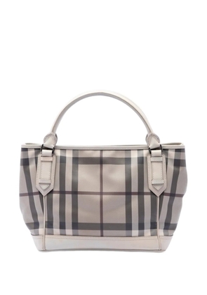 Burberry Pre-Owned 2000-2017 Smoke Check Coated Canvas tote bag - Neutrals