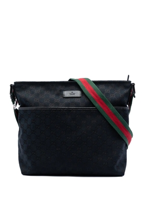 Gucci Pre-Owned 2016-2026 GG Canvas Web crossbody bag - Blue