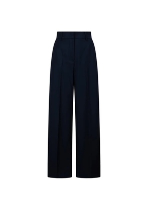 Weekend Max Mara pressed-crease palazzo pants - Blue