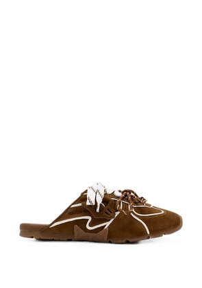 NAKED WOLFE Admire suede mules - Brown