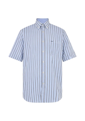 Paul & Shark vertical-stripe short-sleeve shirt - Blue