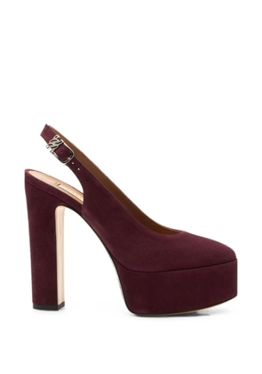 Casadei Patty C-Chain buckle pumps - Purple