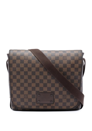 Louis Vuitton Pre-Owned 2009 Damier Ebene Brooklyn MM crossbody bag - Brown
