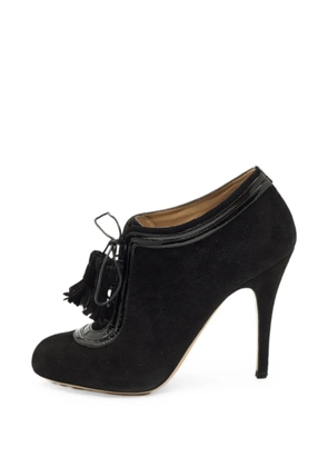 Valentino Garavani Pre-Owned tassel ankle boots - Black