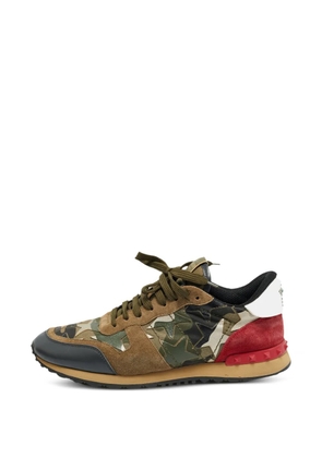 Valentino Garavani Pre-Owned Rockrunner lace-up sneakers - Brown