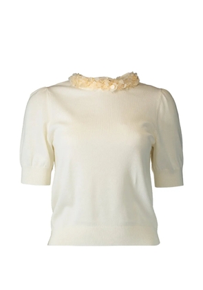 Ulla Johnson Jude embellished top - Neutrals