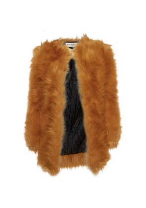 Saint Laurent Pre-Owned open-front coat - Brown