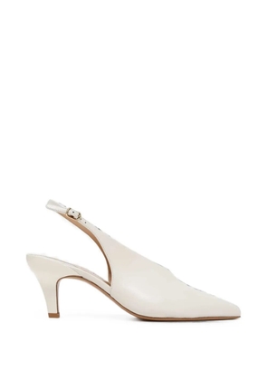 Chloé pointed-toe slingback pumps - White