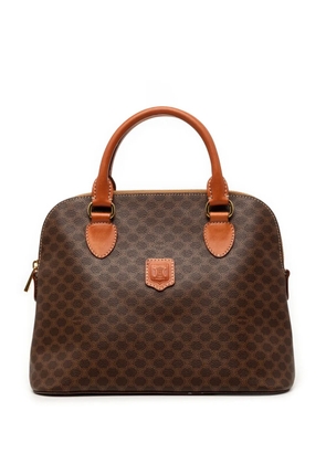 Celine Pre-Owned 1996 Macadam Coated Canvas Dome handbag - Brown