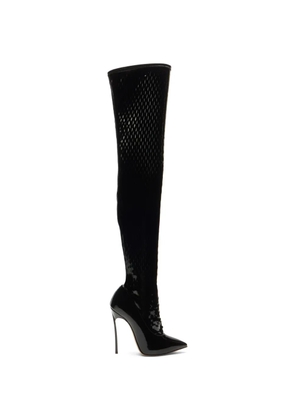 Casadei Ultravox Over The Knee - Black