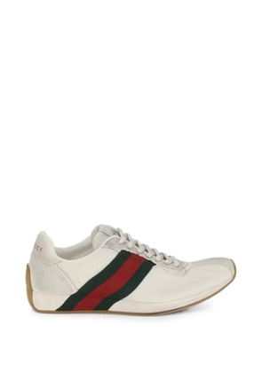 Gucci Tempo Web-stripe sneakers - White
