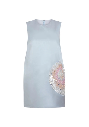 Markarian Daisy bead-embellished cocoon mini dress - Blue