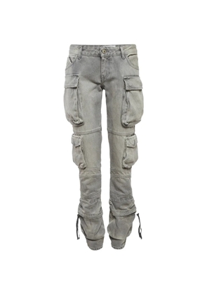 The Attico Essie cargo jeans - Grey