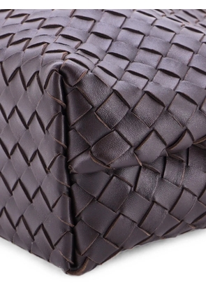 Bottega Veneta Pre-Owned Andiamo Top Handle Bag Intrecciato Nappa Medium satchel - Brown