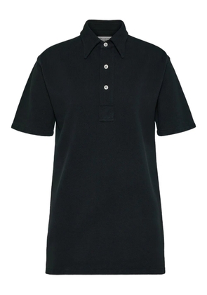 Maison Margiela cotton three-button polo shirt - Black