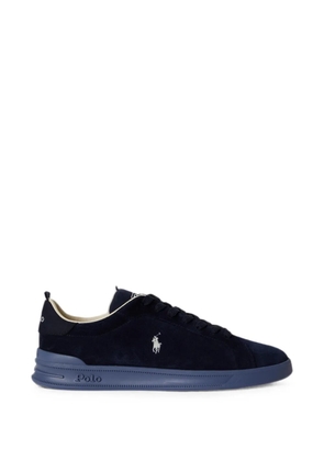 Polo Ralph Lauren logo-embroidered suede sneakers - Blue