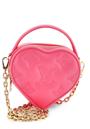 Louis Vuitton Pre-Owned Pop My Heart Pouch Bag Bubblegram Leather crossbody bag - Pink