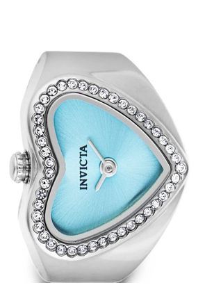 Invicta heart-shaped 18mm ring watch - Blue