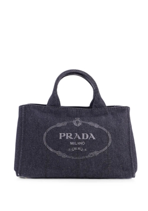 Prada Pre-Owned Canapa Denim Large tote bag - Blue