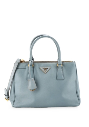 Prada Pre-Owned Double Zip Lux Saffiano Leather Small tote bag - Blue