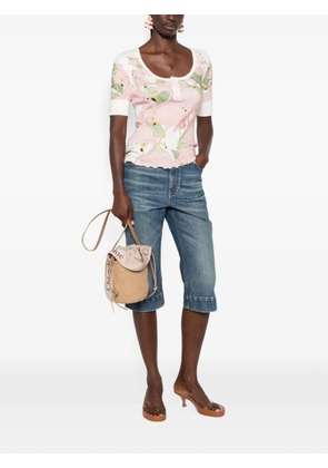 Chloé flamingo-print T-shirt - White