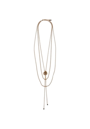Chloé The Chloé Letters logo-charm necklace - Gold