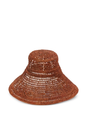 Chloé raffia hat - Brown