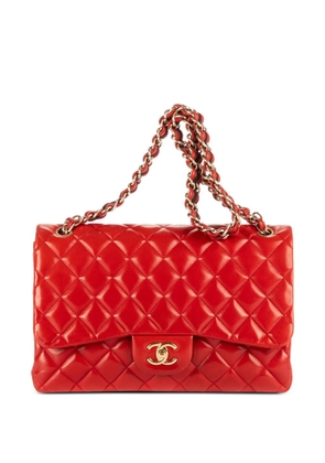CHANEL Pre-Owned Classic Jumbo Flap shoulder bag - Red