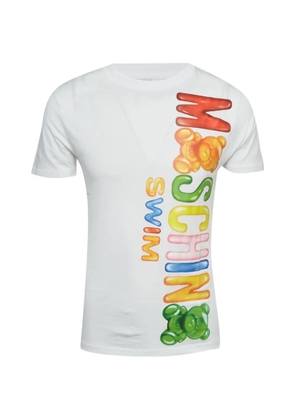 Moschino Pre-Owned Gummy Bear logo print T-shirt - White