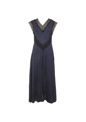 SANDRO Eloy maxi dress - Blue