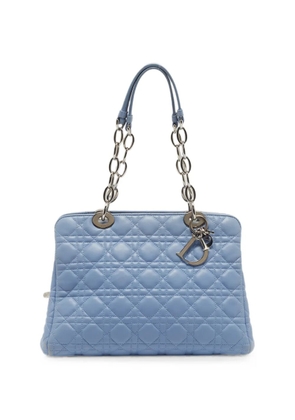 Christian Dior Pre-Owned 2014 medium Soft Lady Dior Cannage handbag - Blue