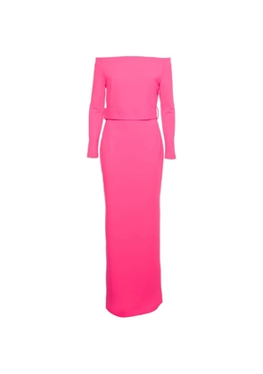 Solace London off-shoudler belt maxi dress - Pink