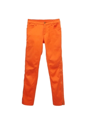 Louis Vuitton Pre-Owned side zip-up jeans - Orange