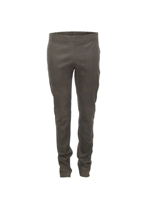 JOSEPH leather skinny trousers - Grey