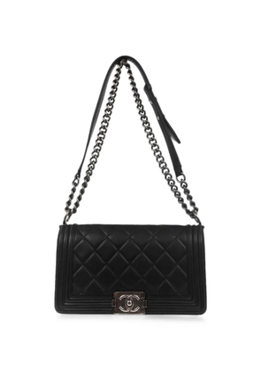 CHANEL Pre-Owned 2014 Boy Chanel shoulder bag - Black