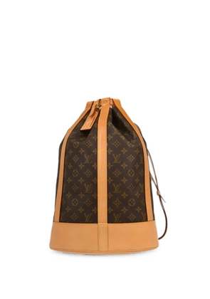 Louis Vuitton Pre-Owned 1990 Monogram Randonnee GM bucket bag - Brown