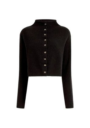 KHAITE Annora cardigan in black