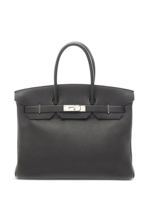 Hermès Pre-Owned 2002 35 Birkin Togo leather handbag - Black