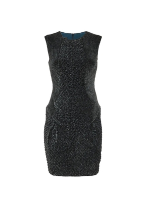 Burberry Pre-Owned velvet mini dress - Green
