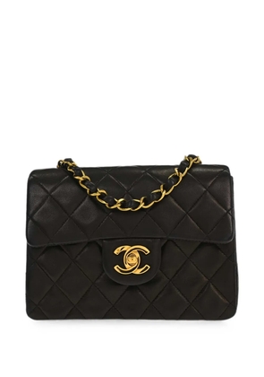 CHANEL Pre-Owned 1992 mini Classic Square Flap shoulder bag - Black