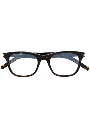 Saint Laurent Eyewear SL 286 Slim square-frame glasses - Brown
