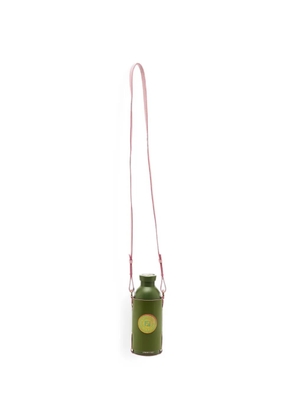 Fendi Pre-Owned leather water-bottle and holder set - Green