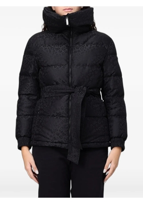 Colmar high-neck belted puffer jacket - Black