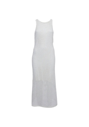 SANDRO sleeveless long dress - Neutrals